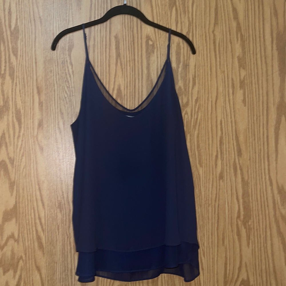 Navy blue tank top